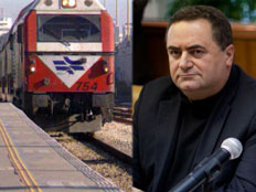 ישראל כץ בסיבוב נוסף נגד עובדי הרכבת (צילום: חדשות 2, AP)