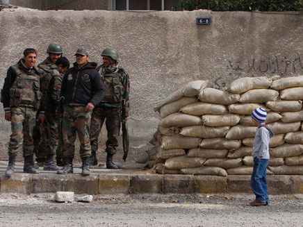 חיילי צבא אסד. אולטימטום אכזרי (צילום: AP)