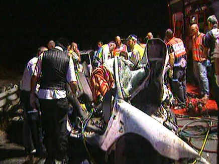 8 הרוגים בתאונה בטבריה. ארכיון (צילום: חדשות 2)