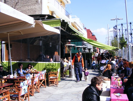יום 7 בתי הקפה של אתונה (צילום: סער פלס)