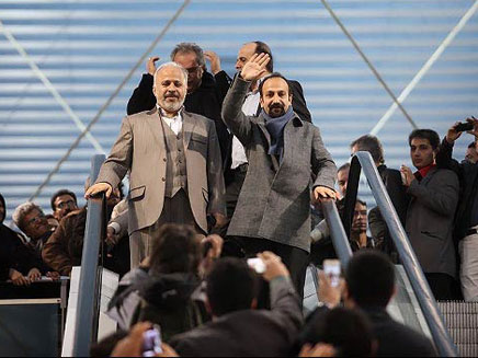 בשדה התעופה. הטקס בוטל (צילום: סוכנות הידיעות האיראנית)
