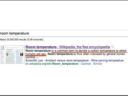 טמפרטורה של הומואים - יש דבר כזה (צילום: ויקיפדיה)