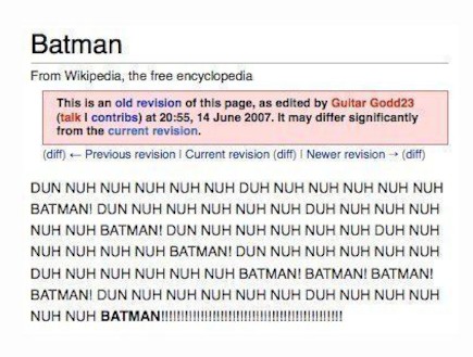 באטמן ושפת גיבורי העל (צילום: ויקיפדיה)
