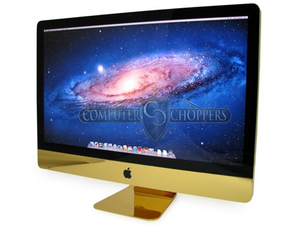 iMac מצופה זהב (צילום: באדיבות 