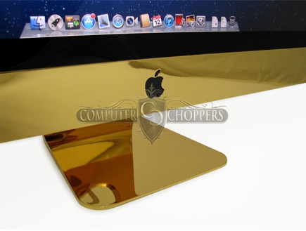 iMac מצופה זהב (צילום: באדיבות 