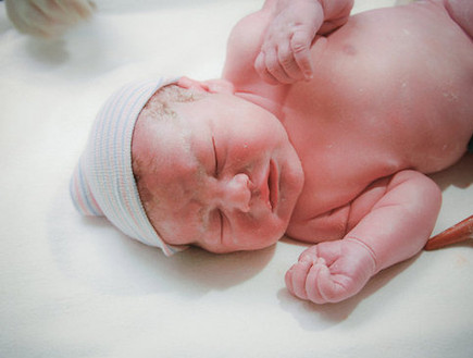 תינוק רגע אחרי הלידה (צילום: Jenifer Little sugarphotographs )