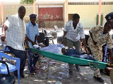 זירת הפיגוע בסומליה, צמרת הספורט המקומי נגדעה (gettyimages) (צילום: ספורט 5)