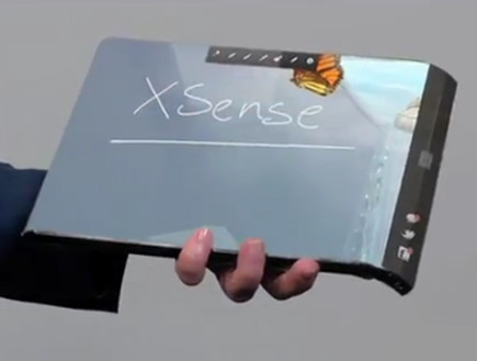 XSense טאבלט גמיש ומתקפל של Atmel  (צילום: באדיבות 