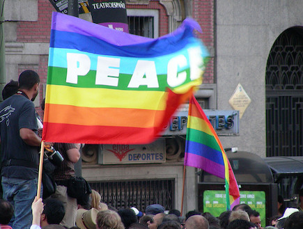 דגל שלום וגאווה (צילום: אימג'בנק/GettyImages)