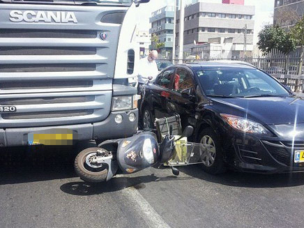 תאונה קטלנית בבירה. ארכיון (צילום: יהודה הילדיסהיים, "חדשות 24")