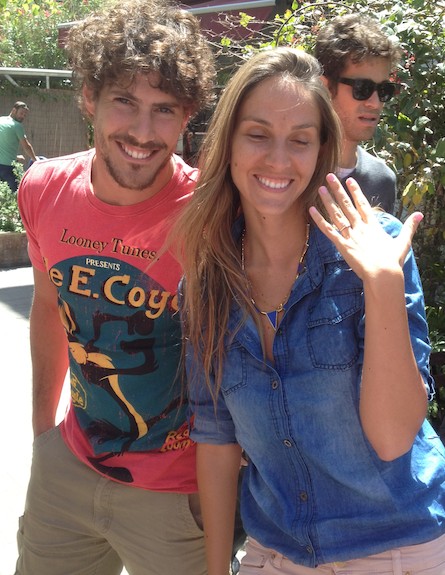 טומי אלתגר ואיילה רשף משיקים טבעת נישואין 3 (צילום: mako)
