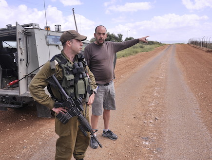 גבולות ישראל (צילום: אופק רון-כרמל, במחנה)