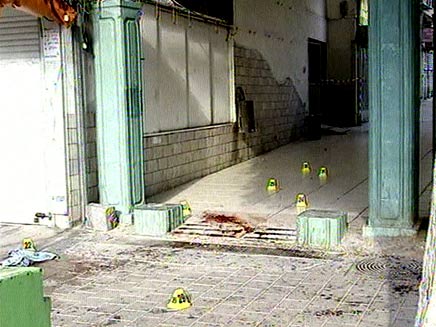 זירת הרצח בנתניה (צילום: חדשות 2)
