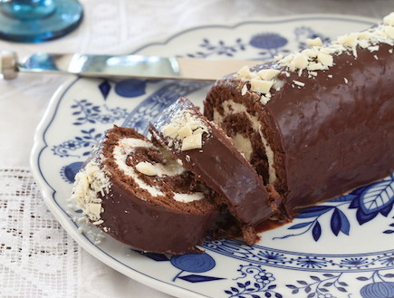 רולדת שוקולד נוסטלגית (צילום: כפיר חרבי, תנובה)