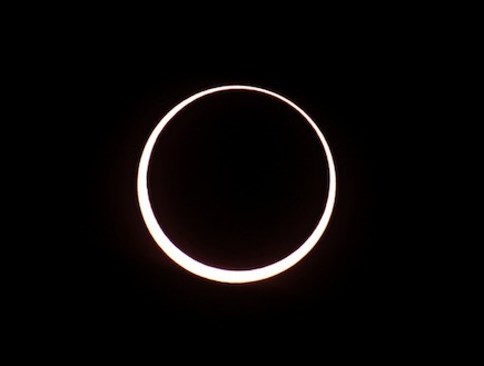 ליקוי חמה טבעתי (צילום: David McNew, GettyImages IL)