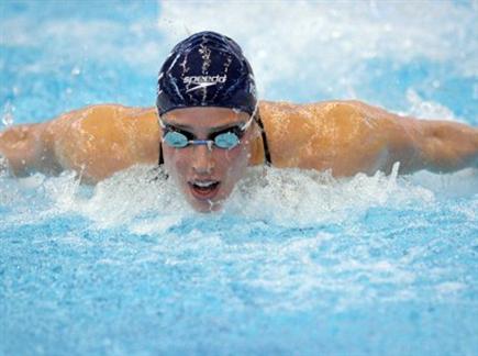 עברי, הרביעית של ישראל בבריכה האולימפית (afp) (צילום: ספורט 5)