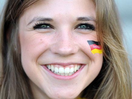 אוהדת נבחרת גרמניה (צילום: Stuart Franklin, GettyImages IL)