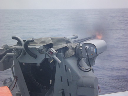 כלי ירי ימי (צילום: שי לוי, מדור צבא וביטחון)
