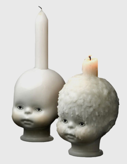 פמוטים בצורת ראש תינוק (צילום: מתוך האתר.fitzsu.com)