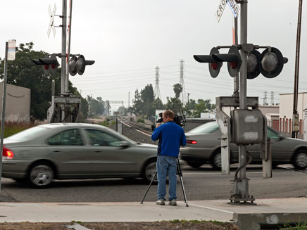 מקום התאונה - סאן גבריאל , קליפורניה (צילום: AP)