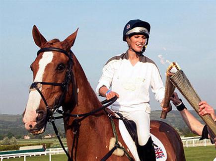 זארה פיליפס, יותר מיוחסת מהסוס (gettyimages) (צילום: ספורט 5)