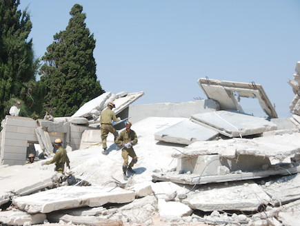 תרגיל הרס של פקער (צילום: דובר צה"ל, באדיבות גרעיני החיילים)