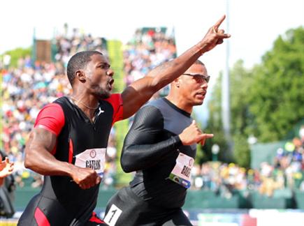 התקווה האמריקאית לזהב ב-100 מטר. גאטלין (GETTYIMAGES) (צילום: ספורט 5)