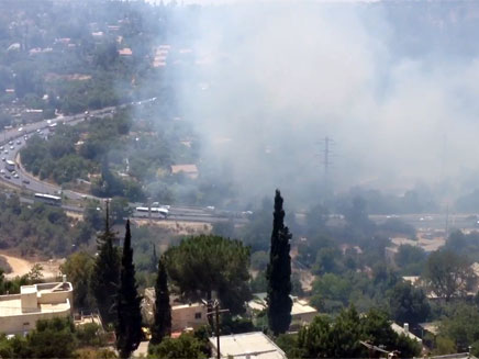 השריפה בי-ם לפני יומיים, ארכיון (צילום: המייל האדום)