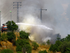 השריפה בירושלים, בשבוע שעבר (צילום: מיכל שאלק, גולשת חדשות 2)