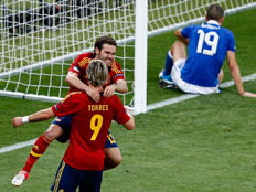 גמר יורו 2012 - ספרד המנצחת הגדולה (צילום: חדשות 2)