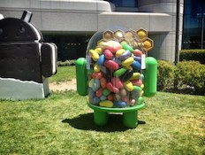 פסל סוכריית הג'לי של גוגל