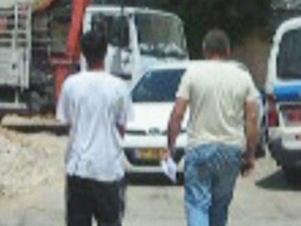 החשודים משחזרים (צילום: משטרת ישראל)
