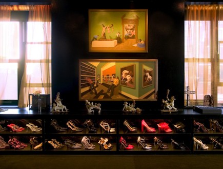 אוסף הנעלים של סינדי גאלופ (צילום: Michael Weber)