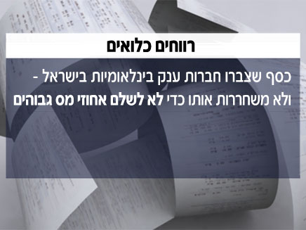 מה זה "רווחים כלואים"? (צילום: חדשות 2)