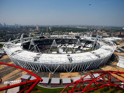 האיצטדיון האולימפי לונדון (צילום: חדשות 2)