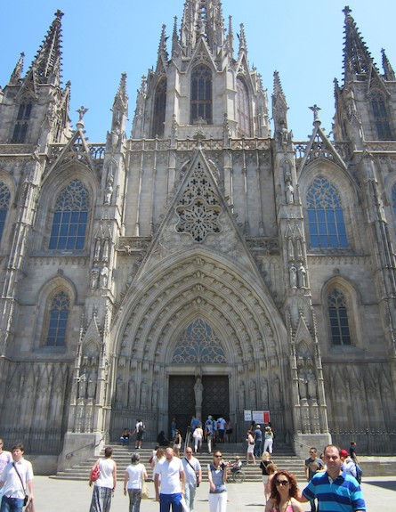 הקתדרלה, הרובע הגותי, ברצלונה (צילום: אסי עזר)