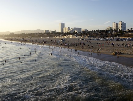 חוף סנטה מוניקה (צילום: אימג'בנק)