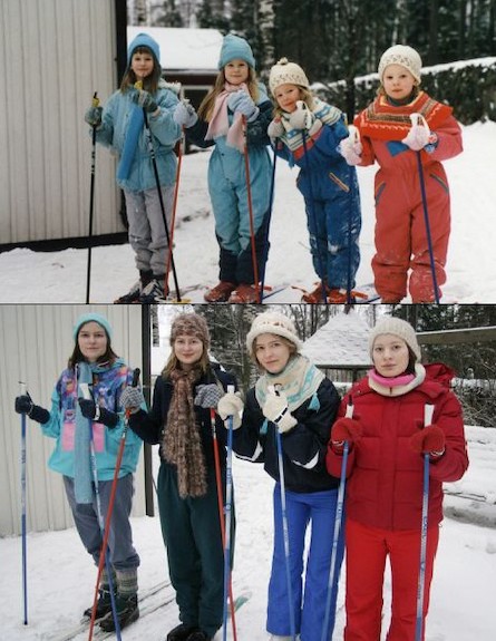 משפחת הורסקיינן בסקי (צילום: וילמה הורסקיינן)