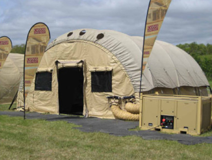 אוהל קורות אוויר (צילום: army-technology.com)