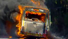 אוטובוס נשרף (צילום: חדשות 2)