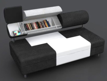 ספה עם מקום לאחסון (צילום: www.furniturefashion.com)
