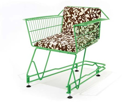 כיסא ירוק (צילום: Reestore.com)