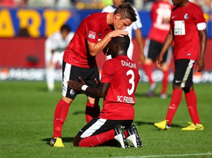 ניצחון נפלא לפרייבורג. זורג ופאלו (gettyimages) (צילום: ספורט 5)