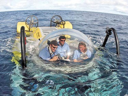 בצוללת (צילום: undersea honter)