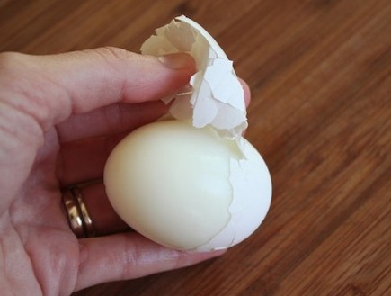 ביצה קשה מקולפת (צילום: buzzfeed.com)