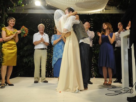 החתונה של יאנה ודניאל - חופה (צילום: לירון ברייר)