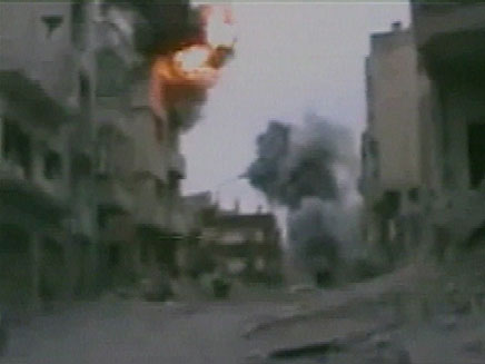 השקט הופר: האלימות חזרה לסוריה (צילום: חדשות 2)