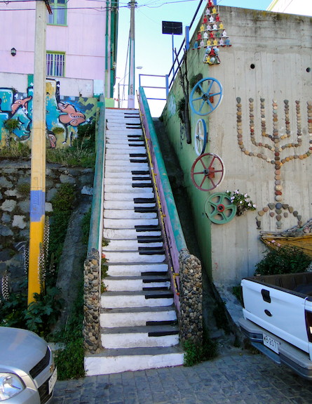 מדרגות פסנתר (צילום: מתוך האתר Jean-Baptiste)