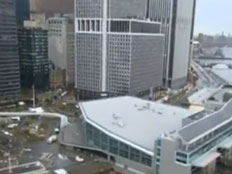 הרס גם במנהטן (צילום: חדשות 2)