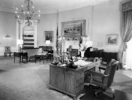 החדר המזרחי -1952 (צילום: מתוך האתר -whitehousemuseum.org)
